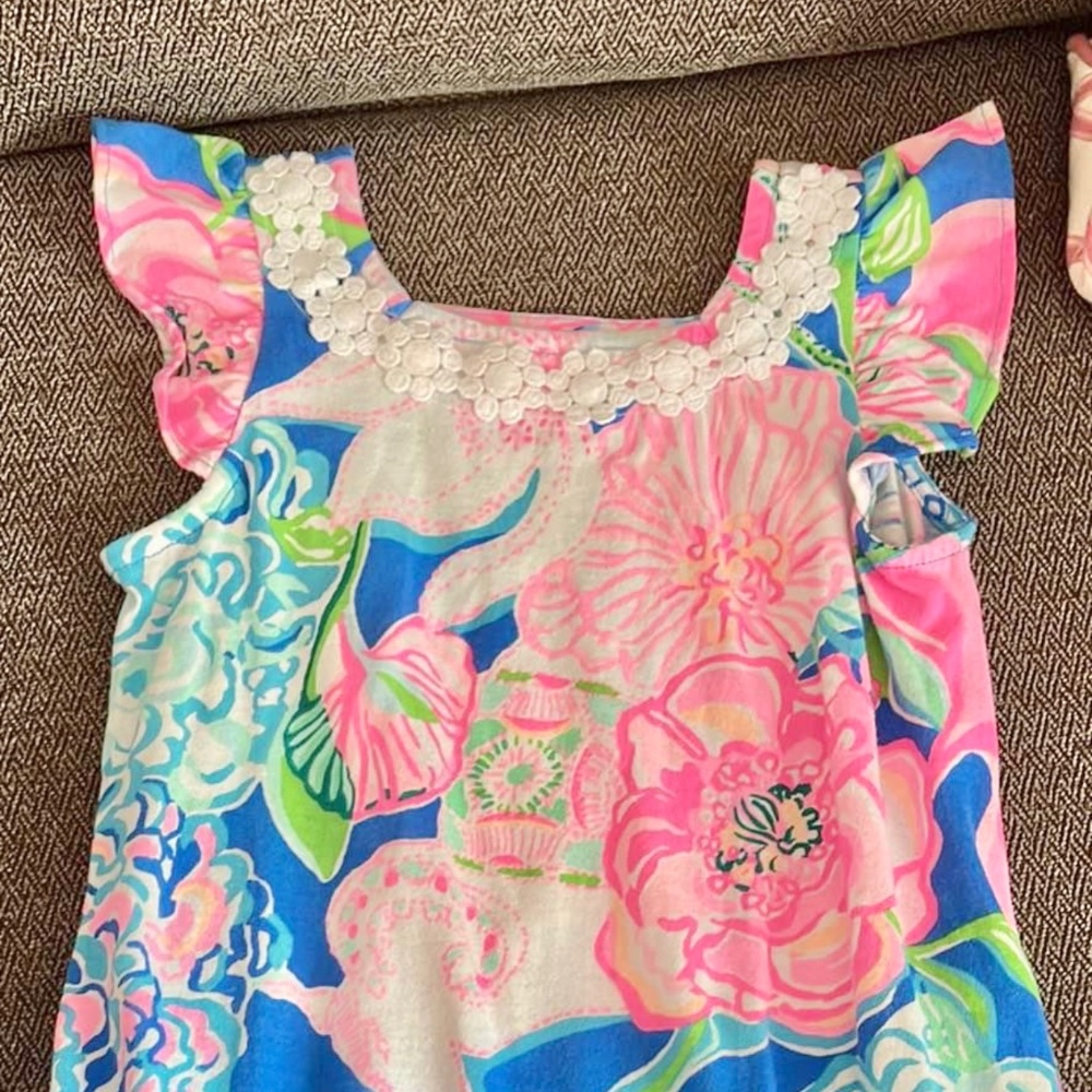 Lily Pulitzer Baby Toddler Bubble Onesie BODYSUIT Multi Peony For Your Thoughts